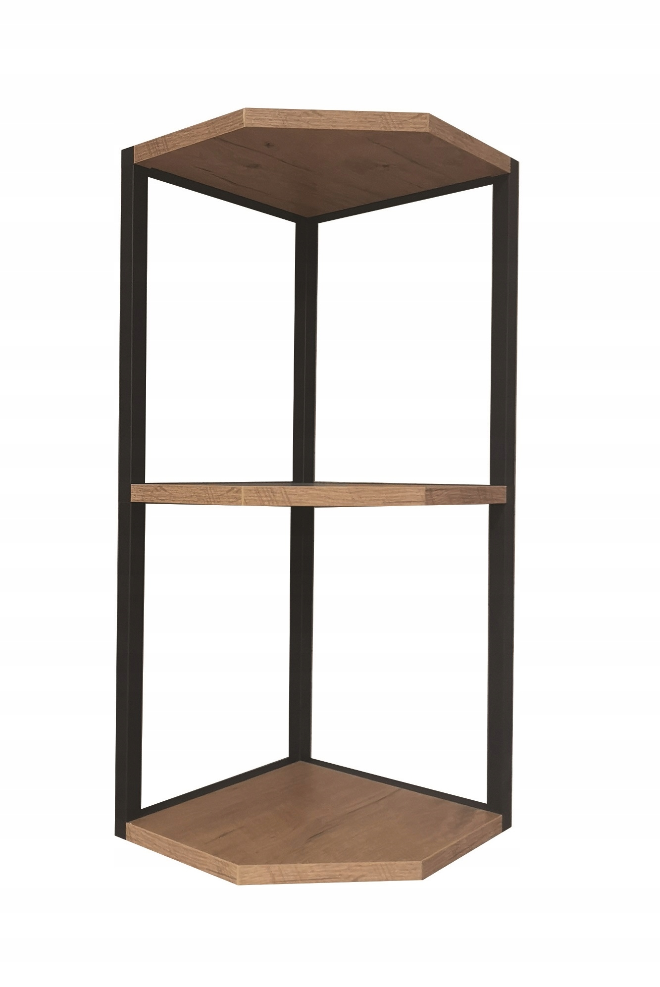 

Półka Narożna Loft 72x30x30 cm Wisząca Dąb opcje