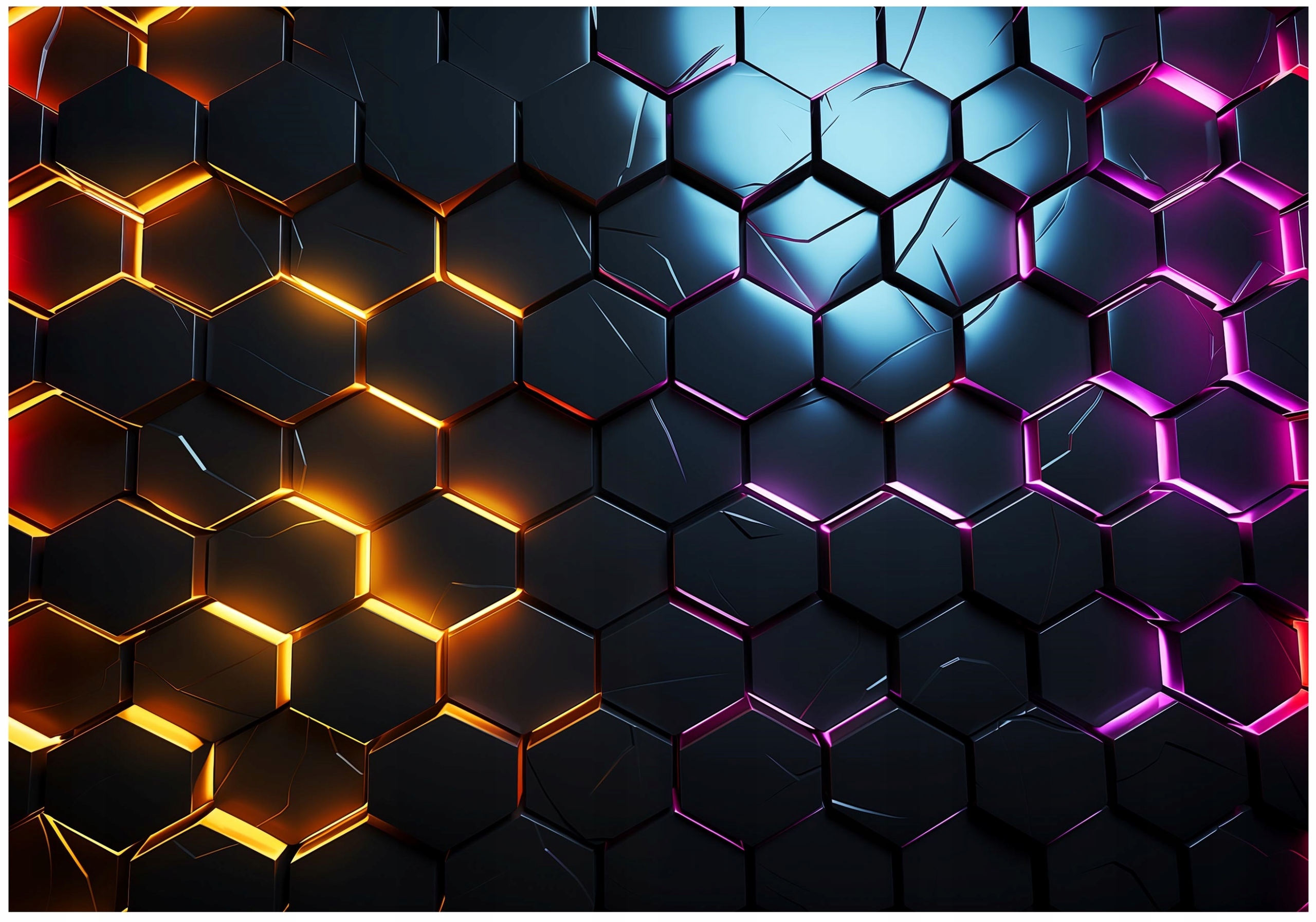 Tapeta Pro Chlapce Hráče Mládeže Na Flizelině Hexagony Gaming 250x175