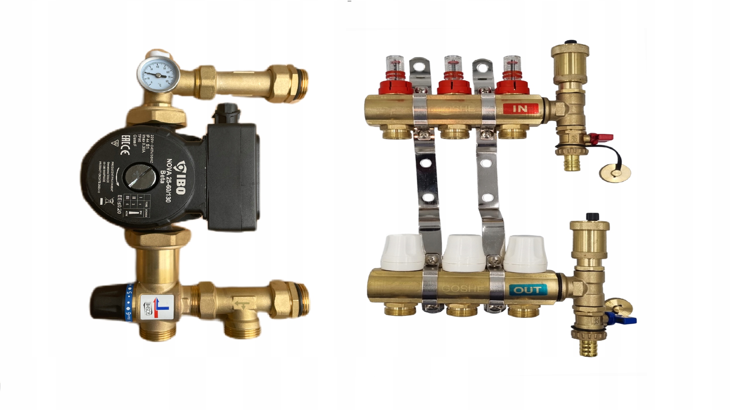 Rozdeľovač Podlahy 3 Čerpacia Skupina Nova Goshe