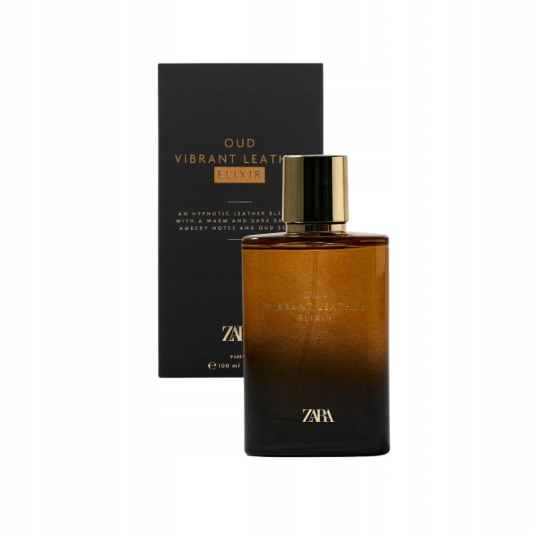 Zara Oud Vibrant Leather Elixir 100 ML Edp perfumy męskie