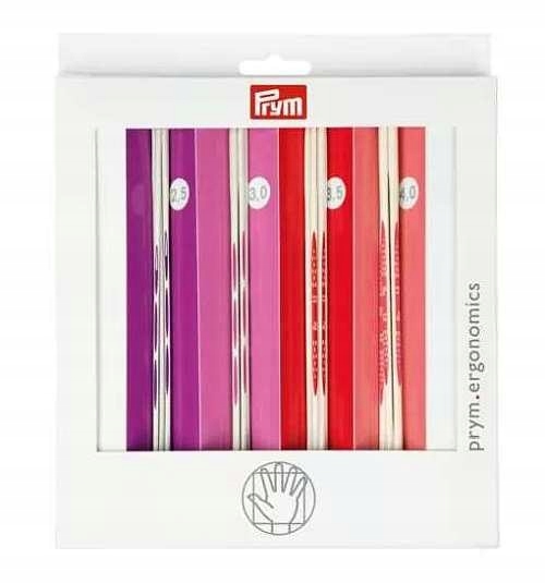 Sada punčochových drátů Prym Ergonomics 2,5 4mm