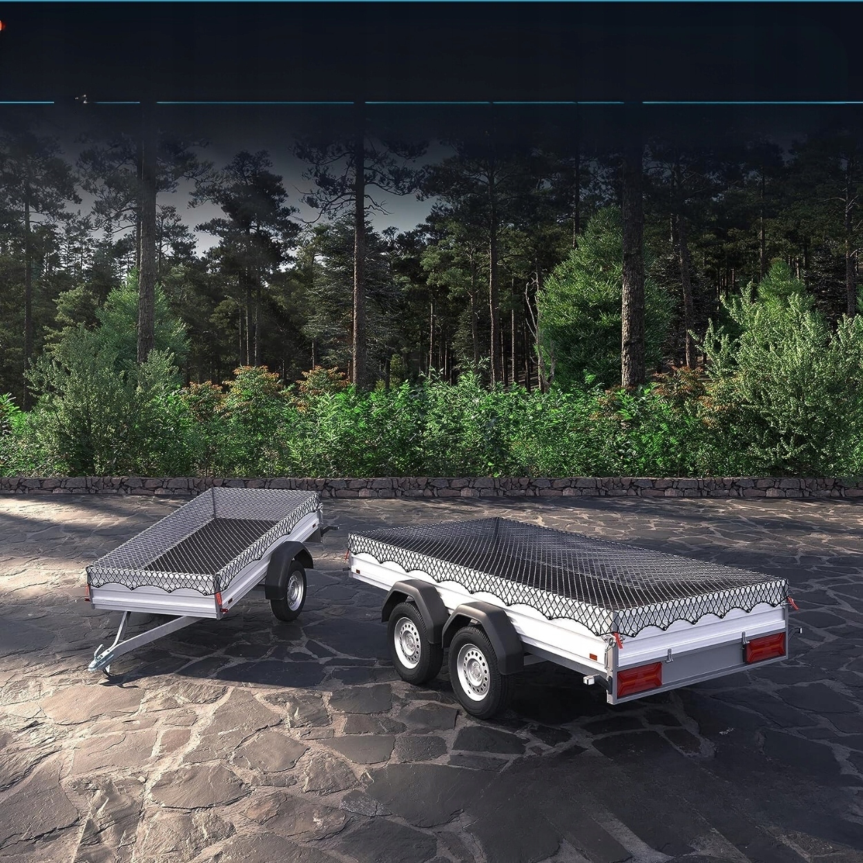 SIATKA ZABEZPIECZAJĄCA ŁADUNEK 2X3 ROZCIĄGLIWA GĘSTA SIATKA EAN (GTIN) 66590323557450