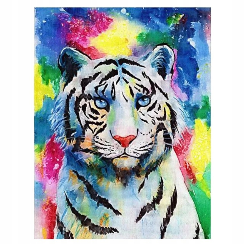

Haft diamentowy mozaika 5d Tygrys Kolor 30x40 cm