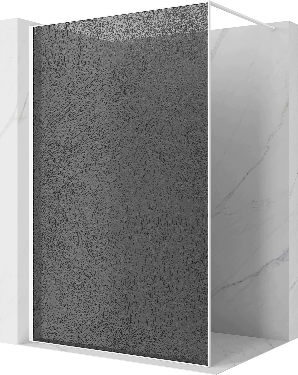 Mexen Kioto Ścianka Prysznicowa Walk-in 140X200 CM 12MM Biała