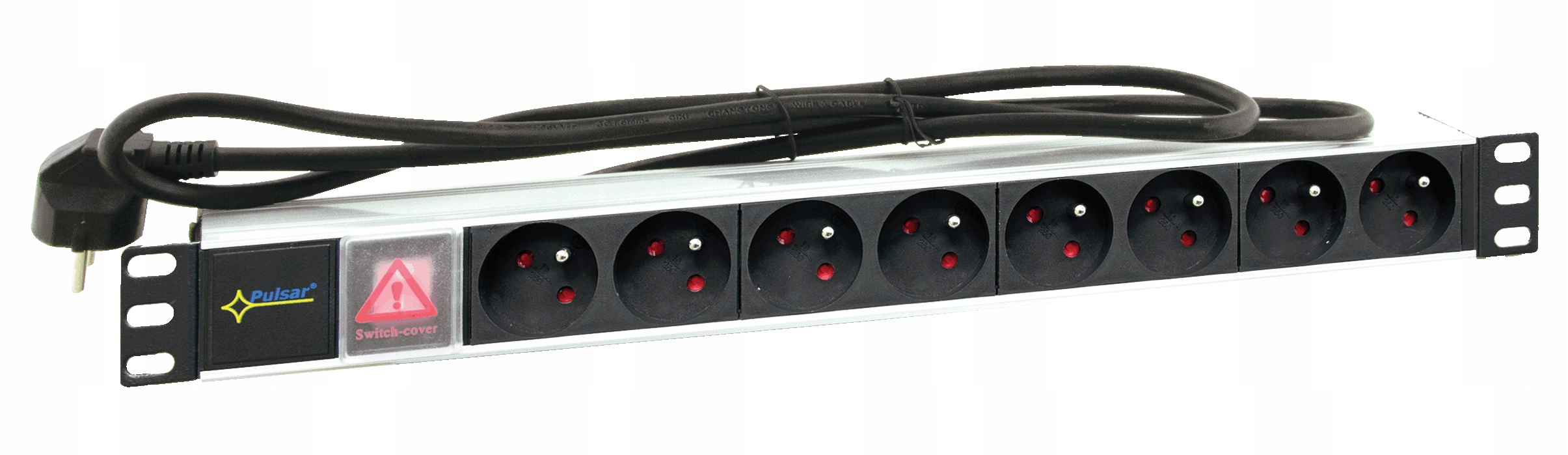 

Listwa zasilająca Rack 1U Pulsar 8 gniazd Ralz