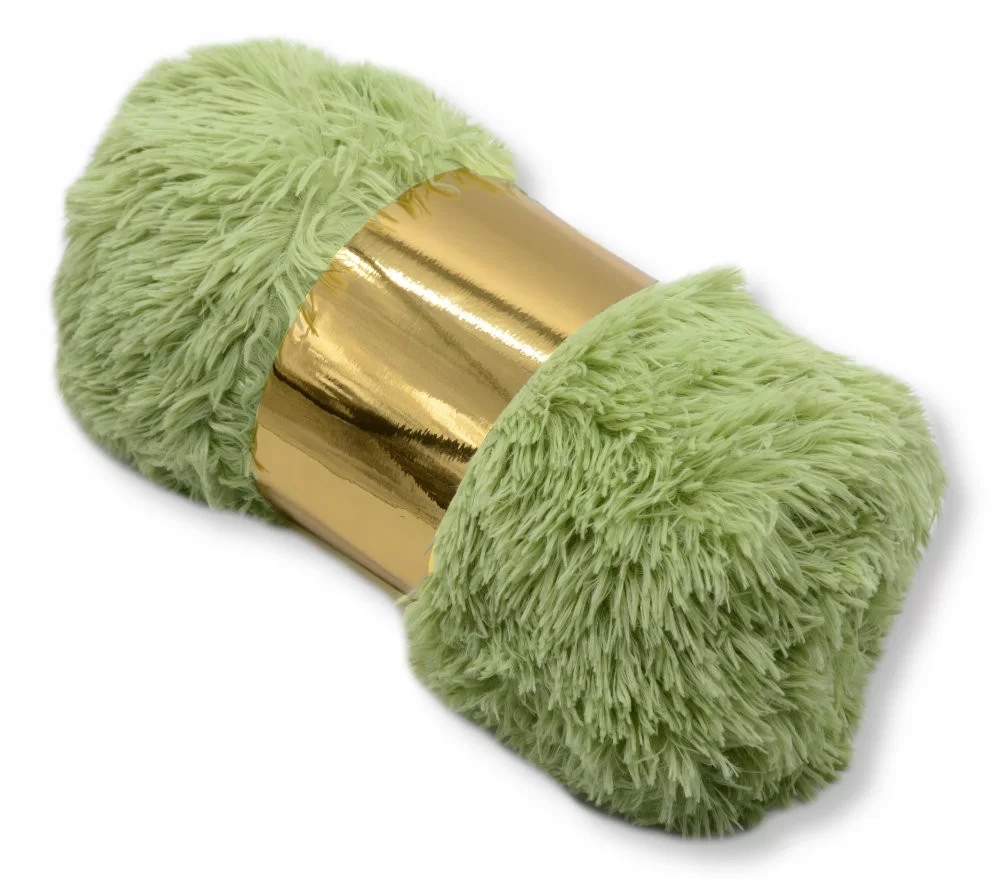 Narzuta Koc Włochacz Futrzak 160x200 Pistacjowy