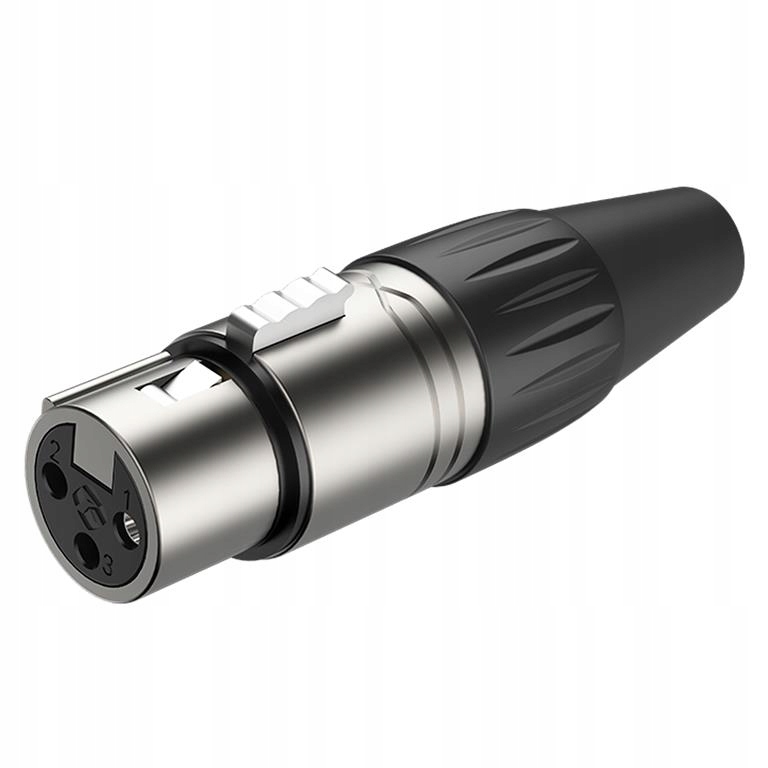 

Wtyk Nakablowy Żeński Xlr Roxtone RX3FP-NT Srebrny