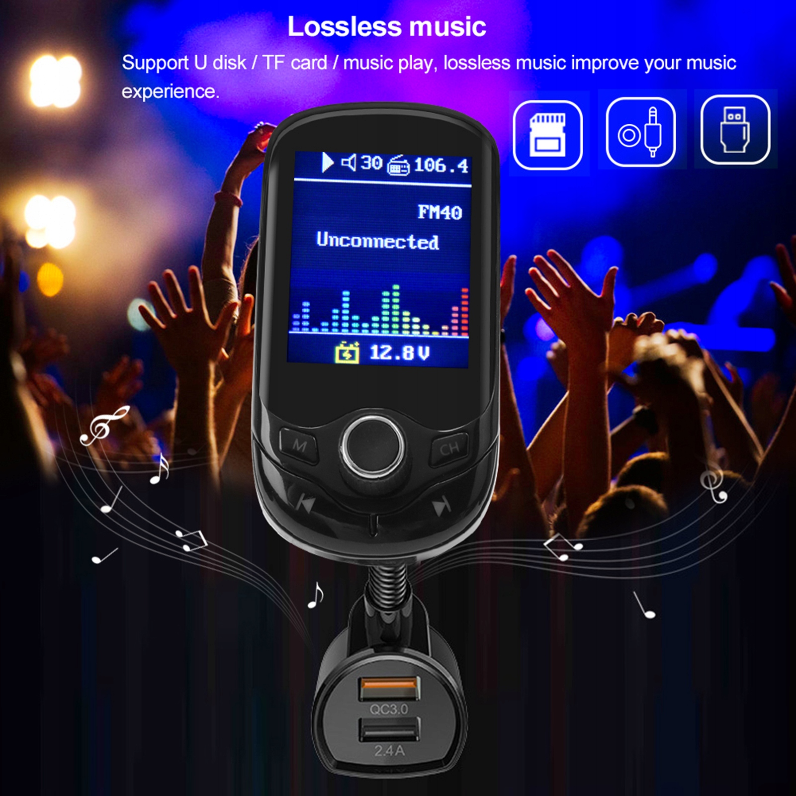 1,8-calowy samochodowy odtwarzacz MP3 TFT Model b305969e-9a54