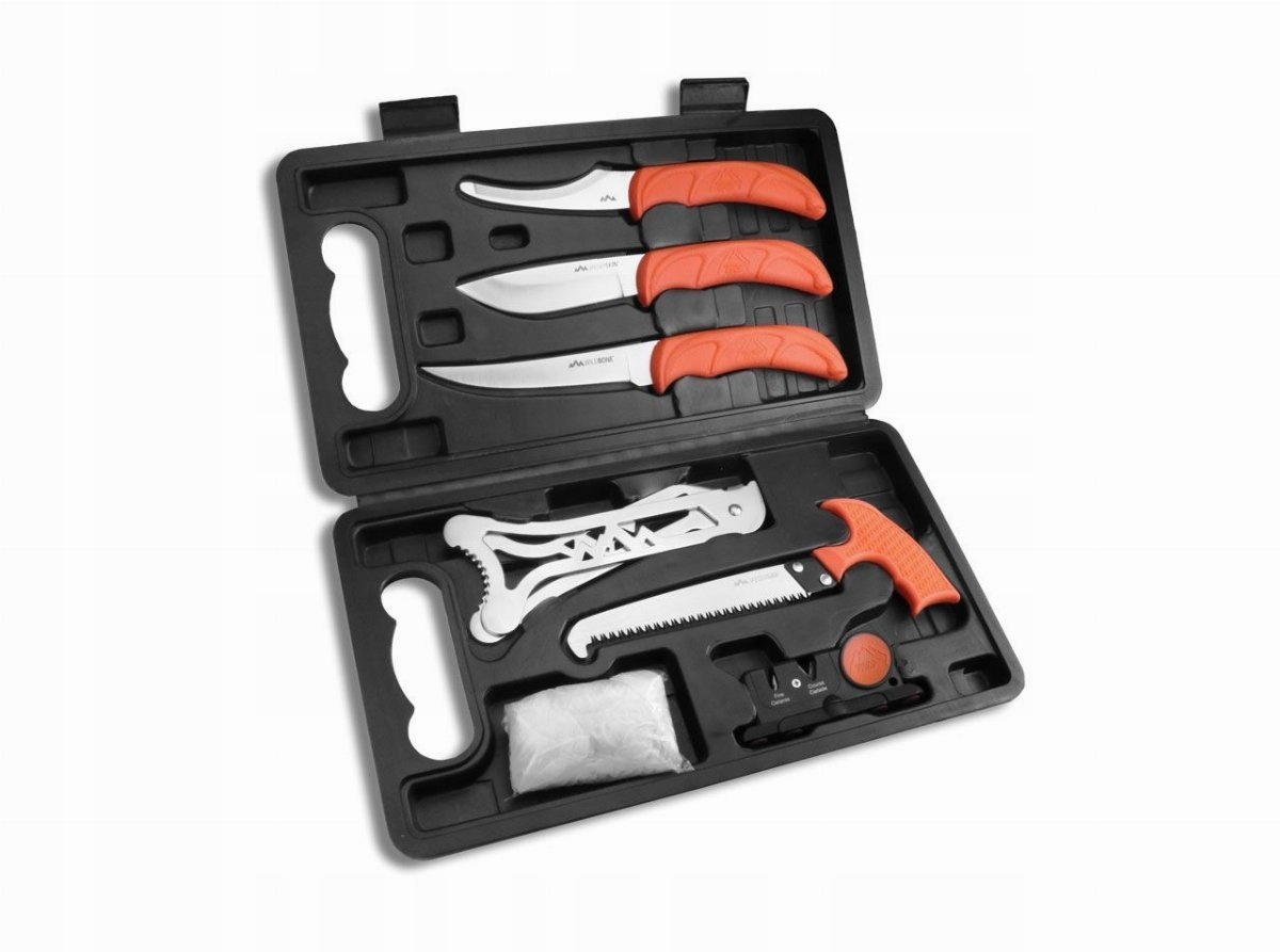 Lovecká sada Outdoor Edge Pak nože pilka rozmetadlo