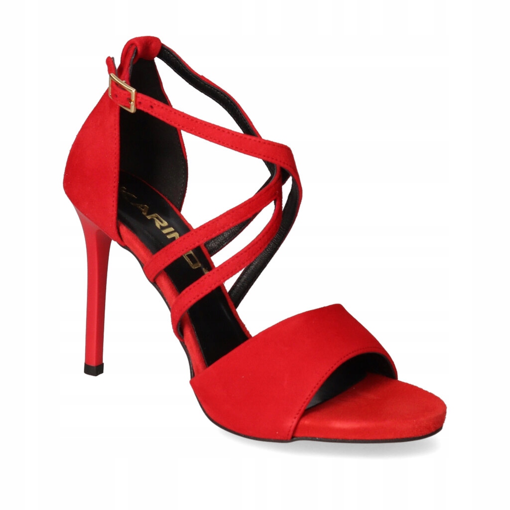 Boty Karino 5006/108-P Červený semiš 39