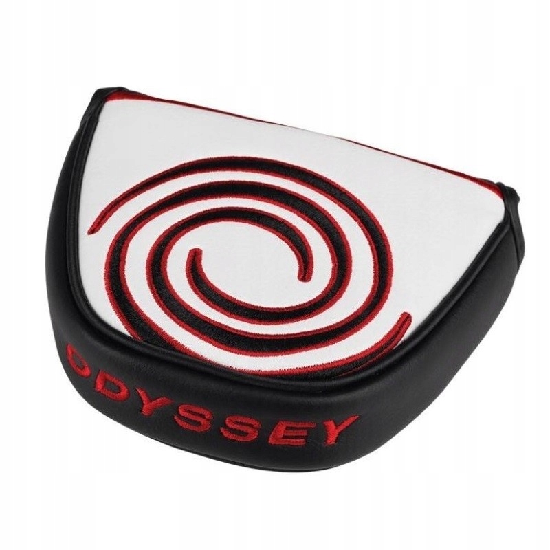 Obal, headcover Odyssey na Putter Malet, bílý Swirl