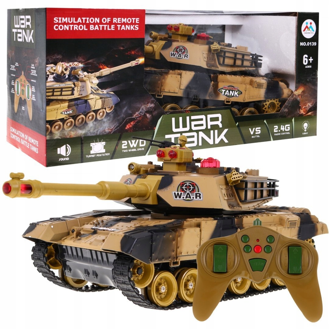 

Czołg R/c 2.4GHz Beżowy Z Dźwiękiem 1:18 45CM