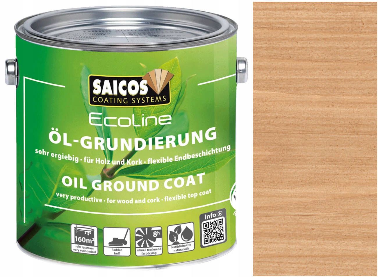 Saicos MultiTop Základný olej Kaštan 3422 2,5L