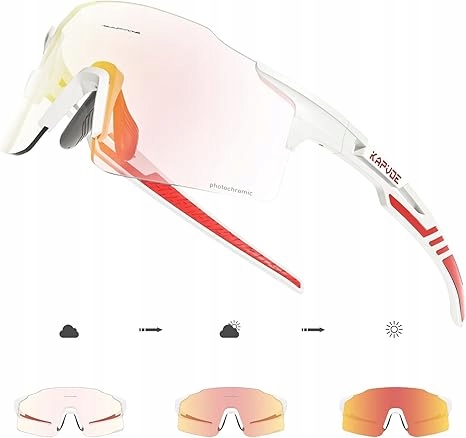 Fotochromatické brýle Kapvoe na kolo Samozabarvovací