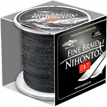 

Plecionka Mikado Nihonto Fine 0,12mm/300m Czarna