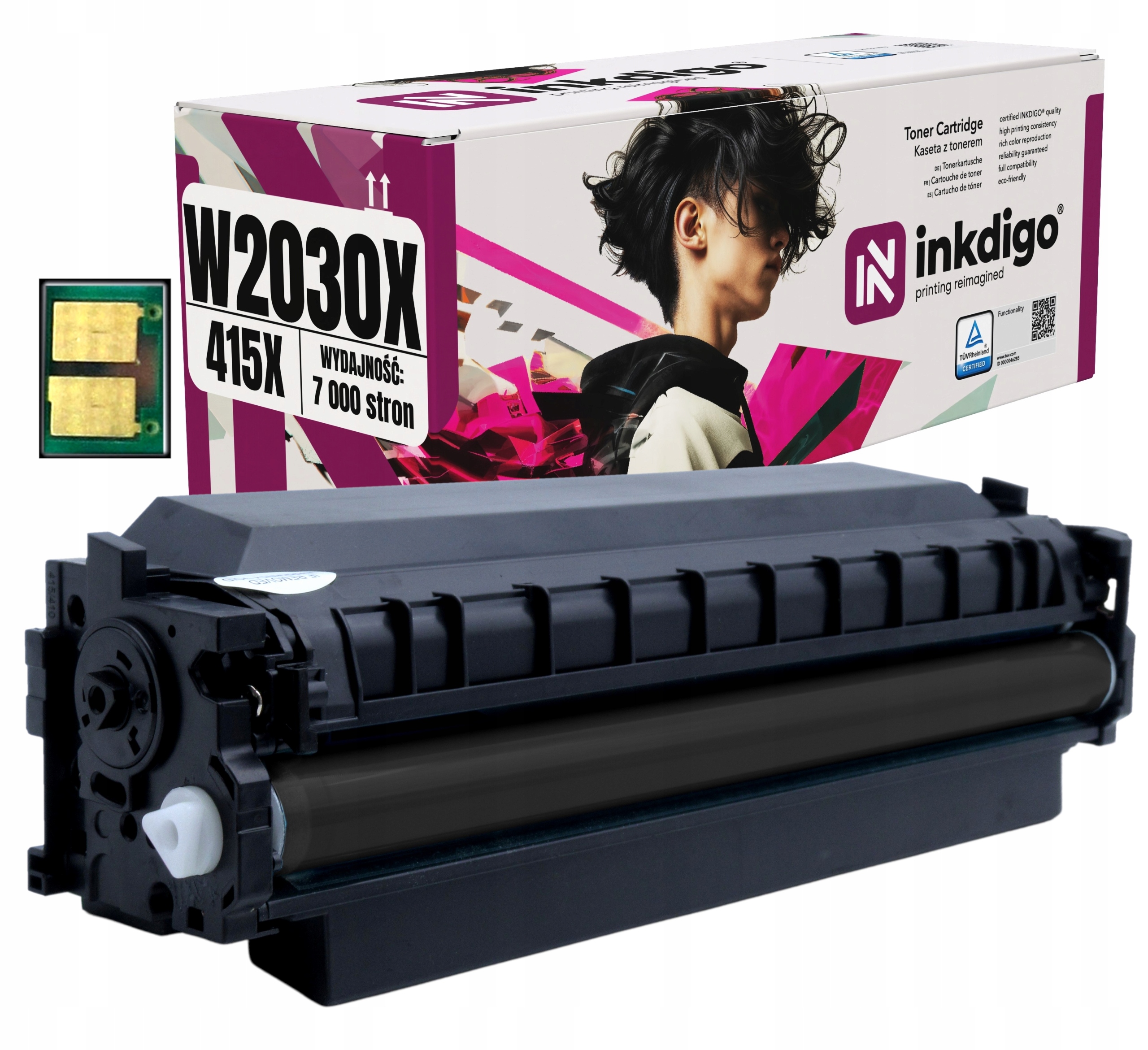 W2030X 415X Náhradní toner S Čipem pro tiskárnu Hp LaserJet M454 M479