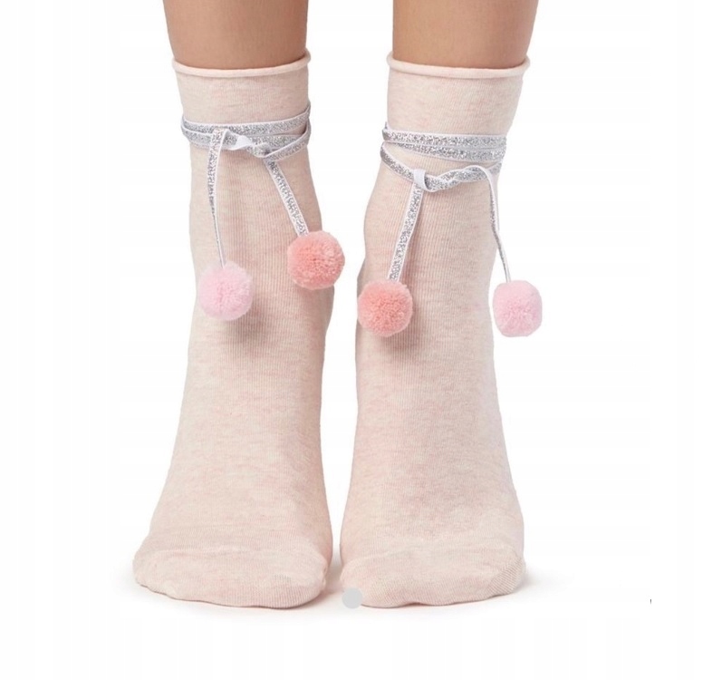 

Calzedonia Skarpetki One Size Pomponiki Róż