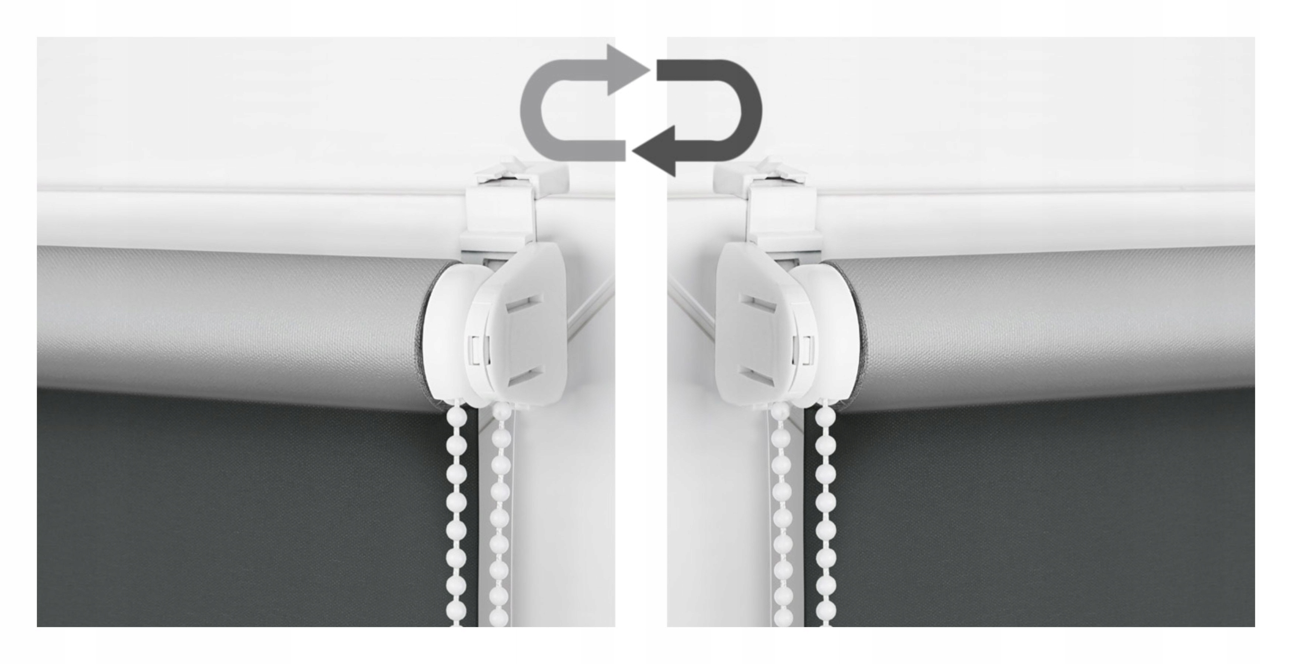 MECHANIZM DO ROLETY TERMO TERMICZNEJ ŁADNE OKNO KOMPLET ZESTAW BIAŁY BRĄZ Rodzaj mechanizmu prostej