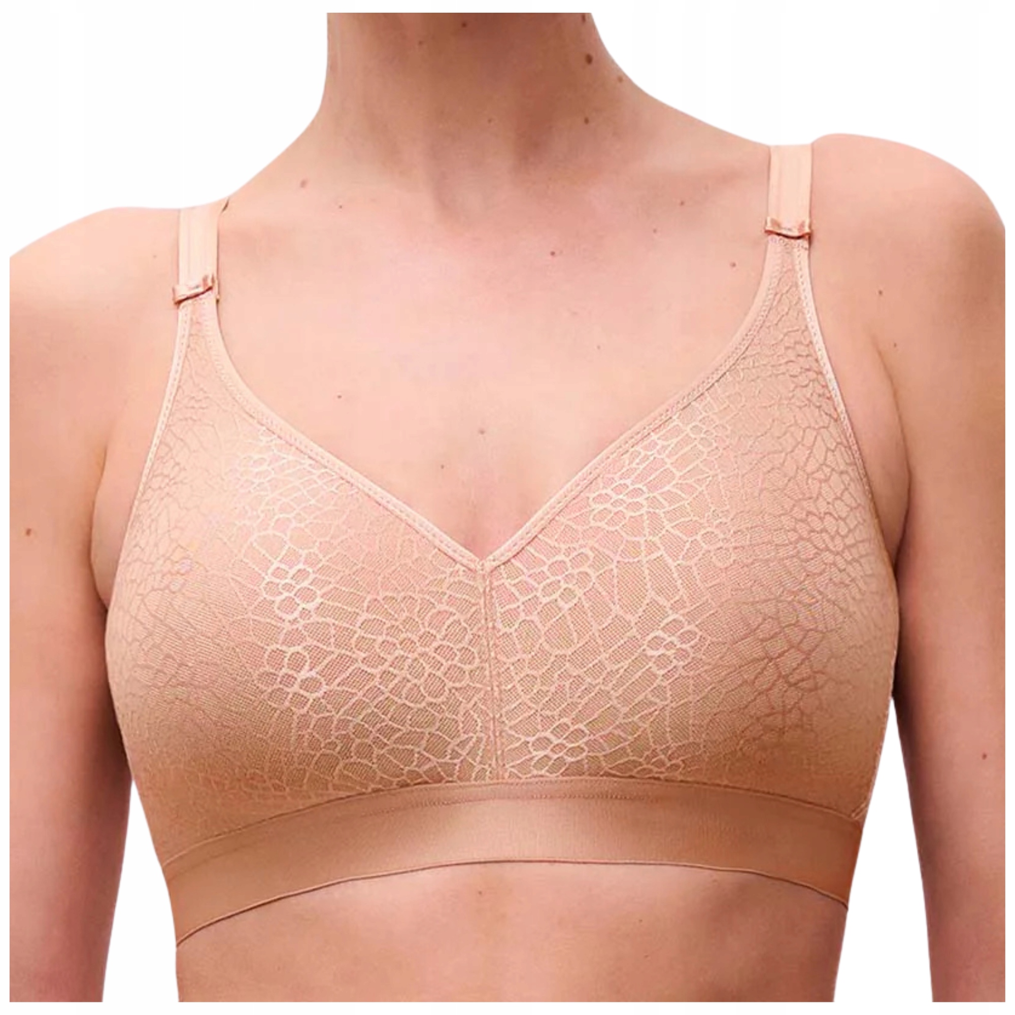 Podprsenka bez kostic, pohodlná podprsenka Chantelle Magnifique C18920 béžová 75G