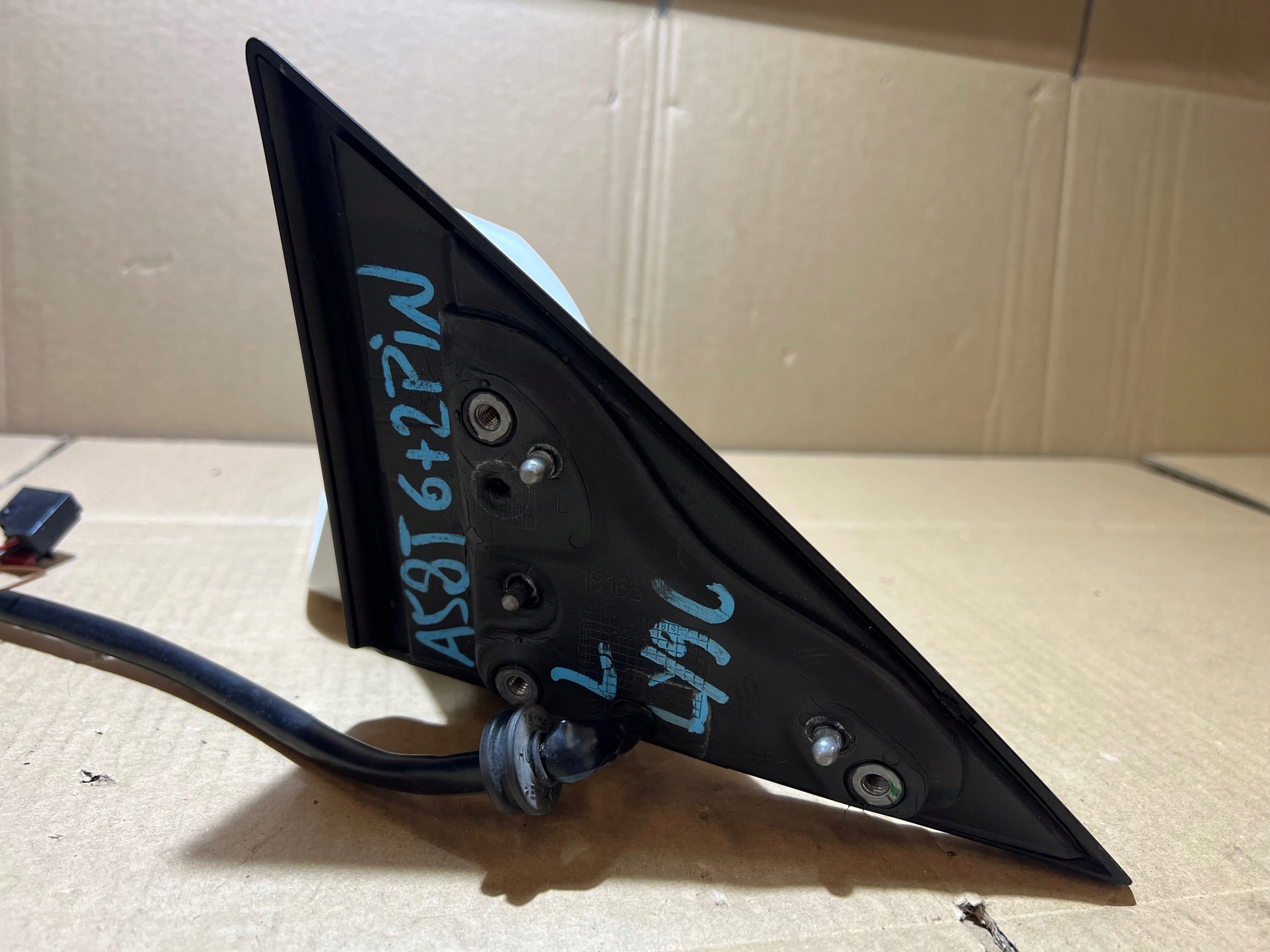 AUDI A5 8T 3D COUPE mirror left 6+2 PIN LY9C