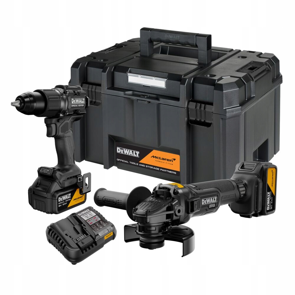 Sada Combo DCD86M DCG45M, 2x5Ah, 18V Xr Dewalt [DCK2223MP2T-QW] Mclaren