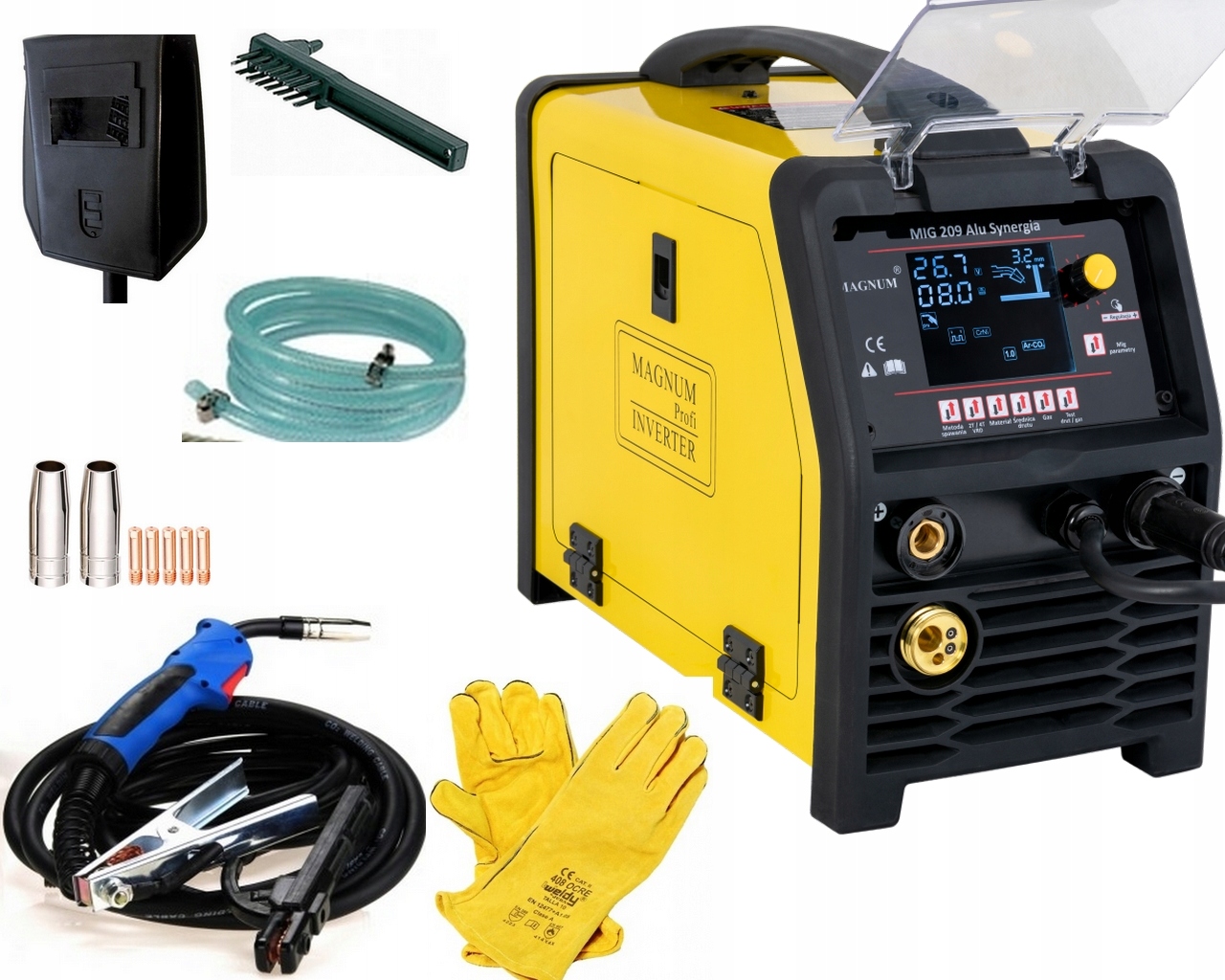 Spawarka Migomat Magnum 209 Alu synergia Mig