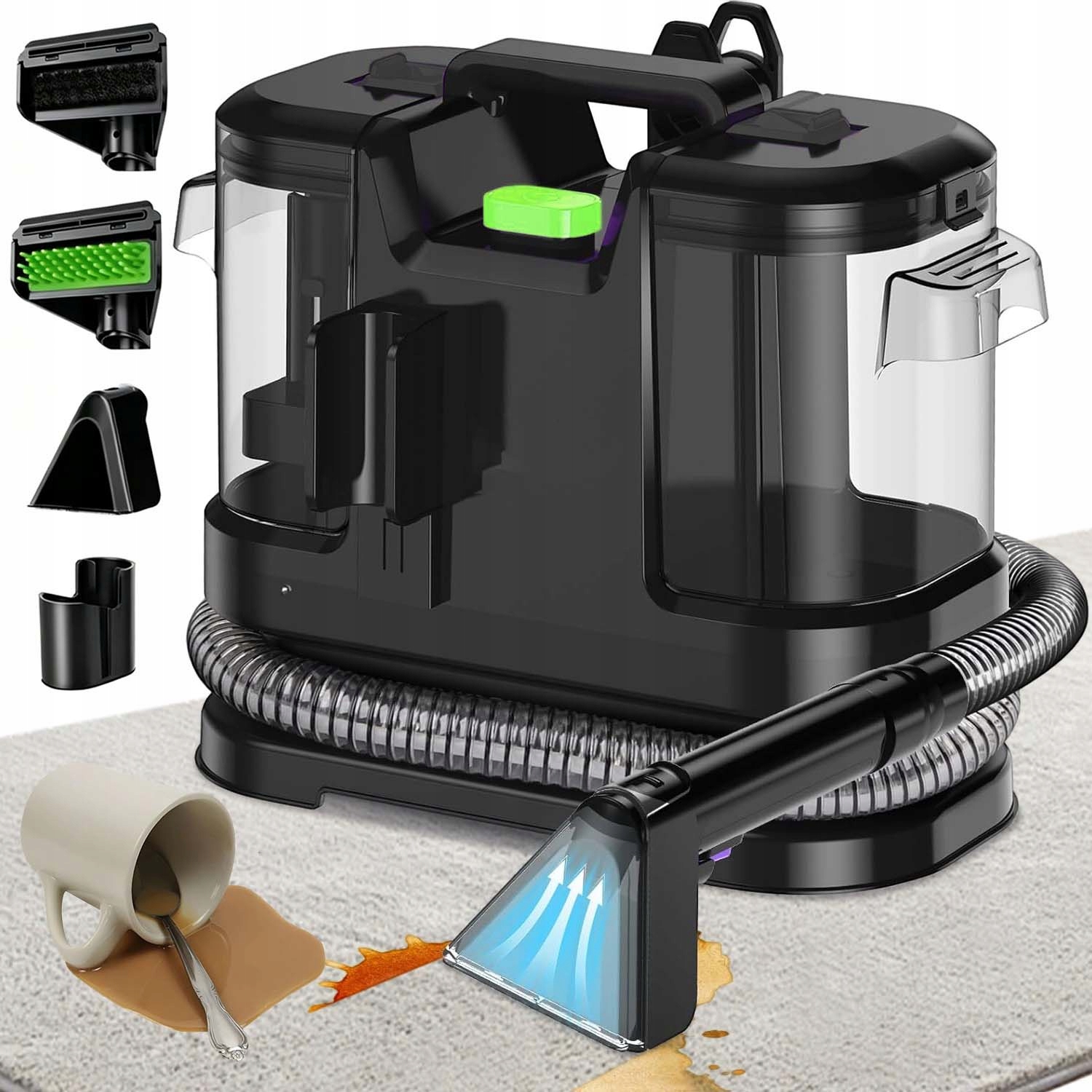 Vysavač Dvounádržový Stroj Výkonný Pro Čištění S Hadicí
