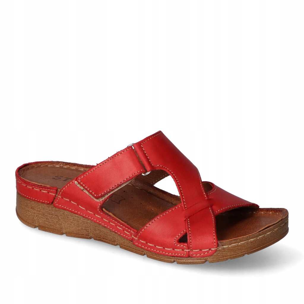 Nazouváky Stella 908/K Červené-14 lico 40