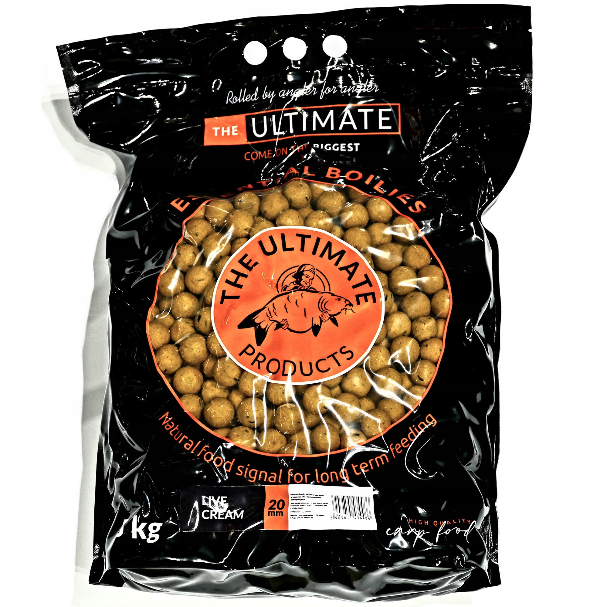 Boilies Ultimate Products Live Cream 20mm 5kg