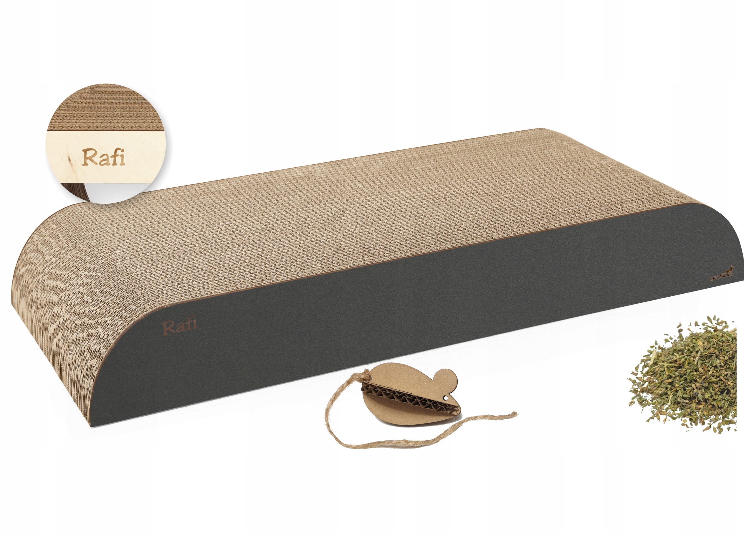 

Drapak dla kota z tektury Gattino Pazur Grafit