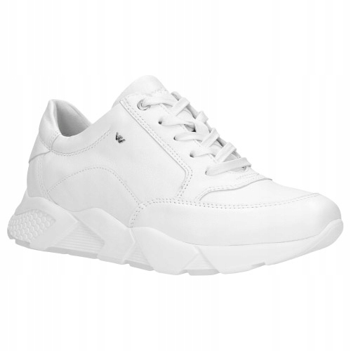 Dámské polobotky z lícové kůže Wojas bílé vel. 39