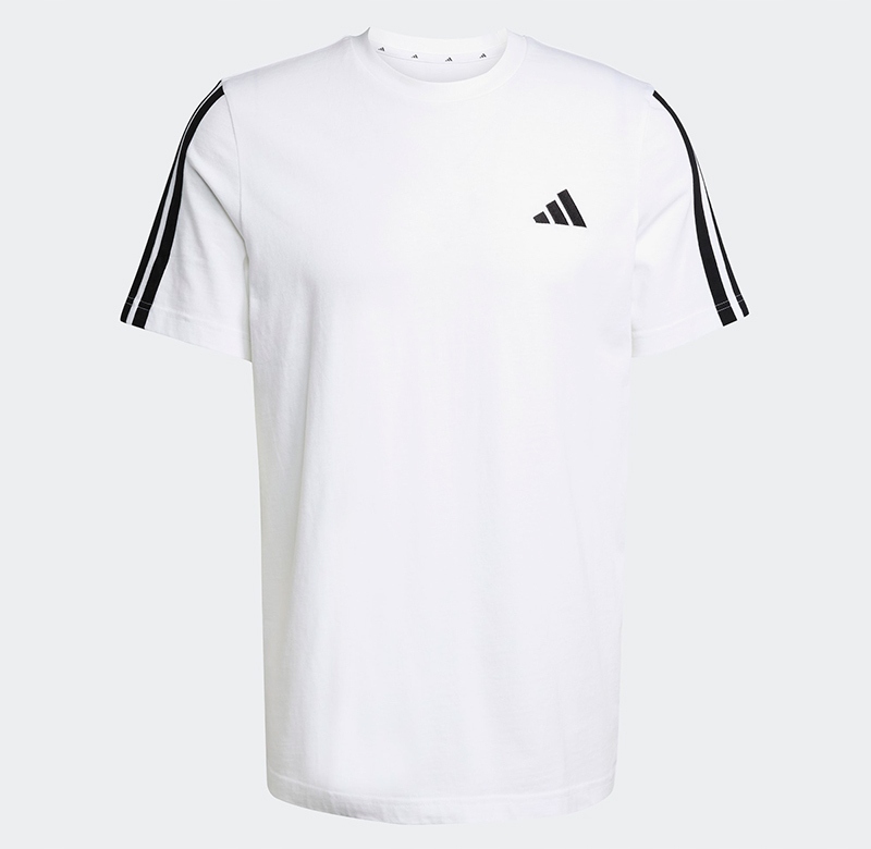 Adidas Tričko Pánské Bílé Vyšívané Logo JV6784 XL