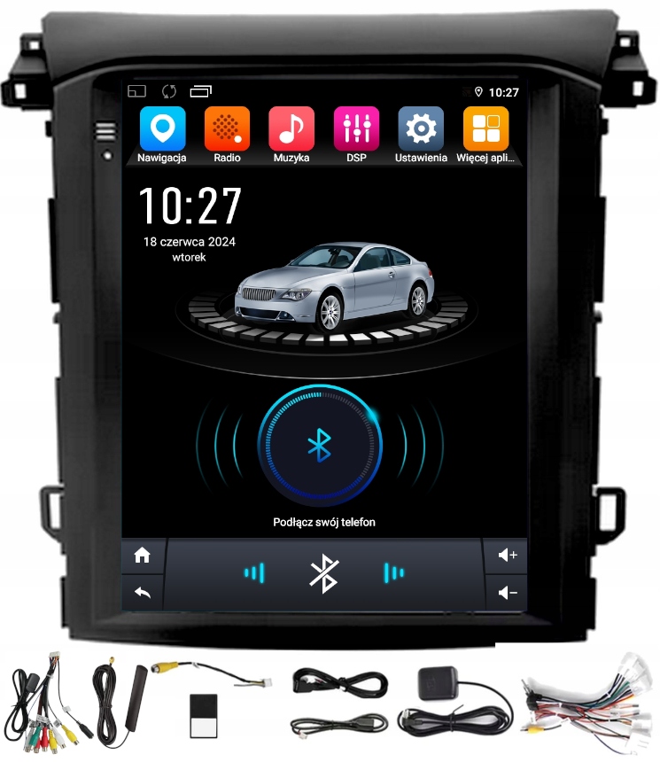 Android Rádio Navigace Subaru Forester 2018-2024 Carplay Bt 4GB 64GB Sim