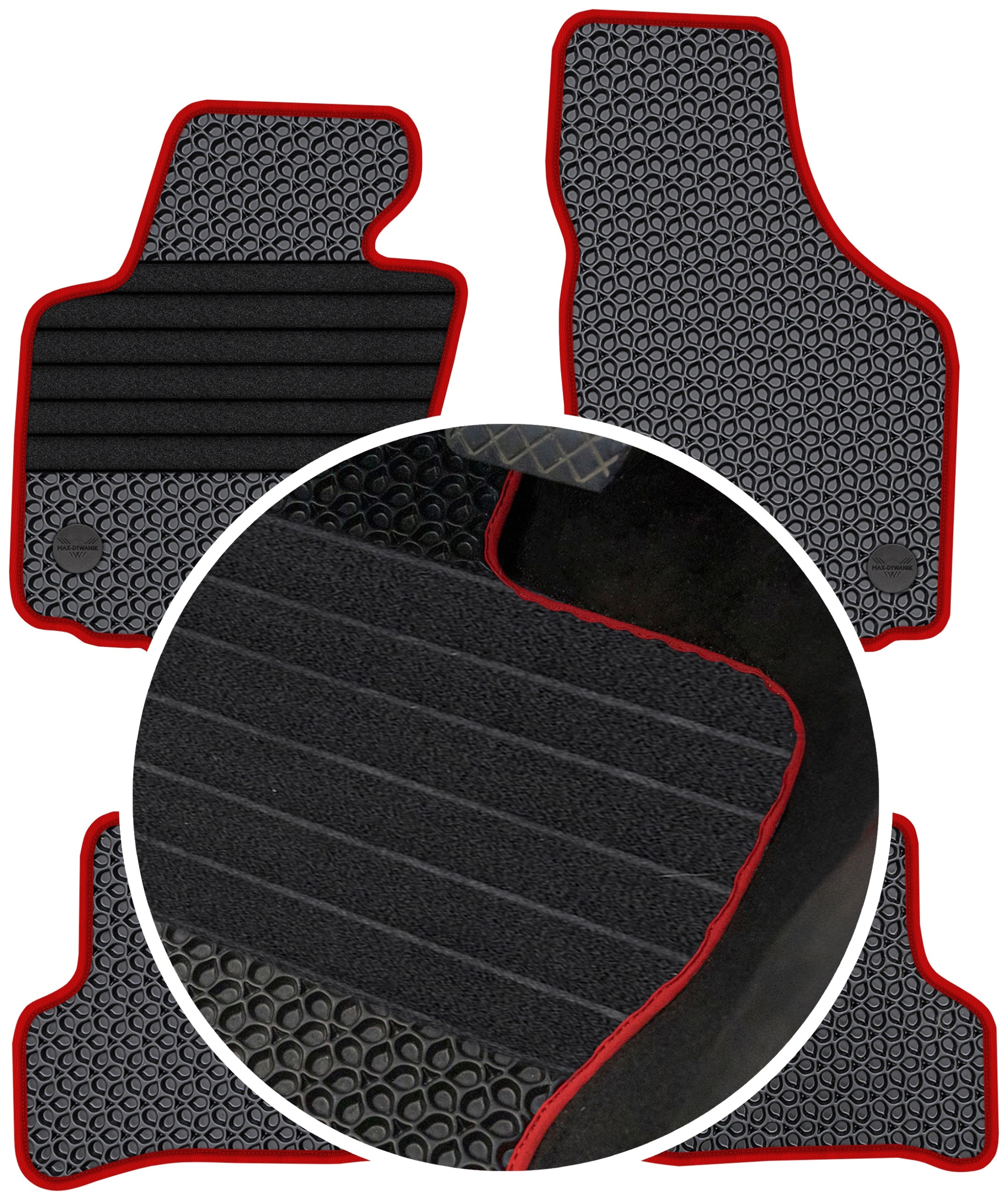 Seat Leon II 2008-2012 Gumové rohože Eva Eternity Posilnenie XXL
