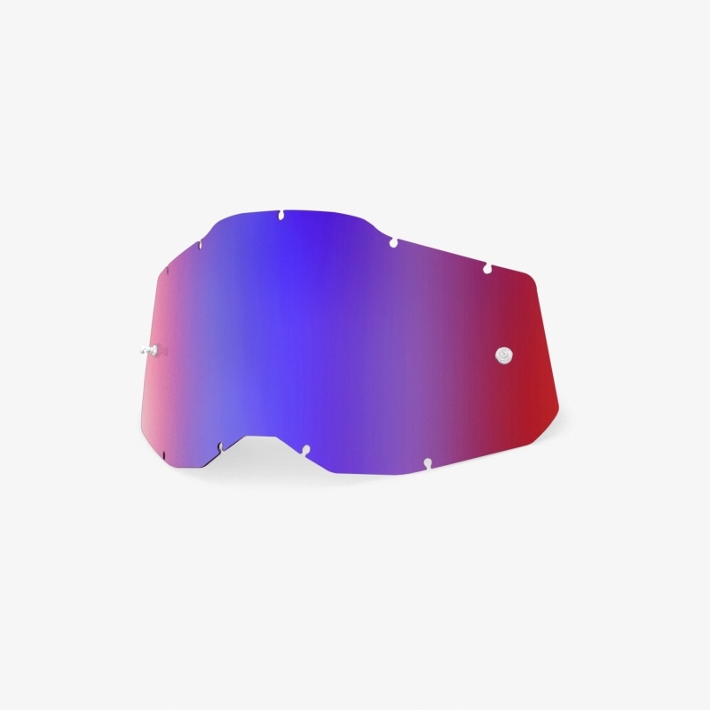 100 Procent RC2/AC2/ST2 Replacement Lens Mirror Red/blue