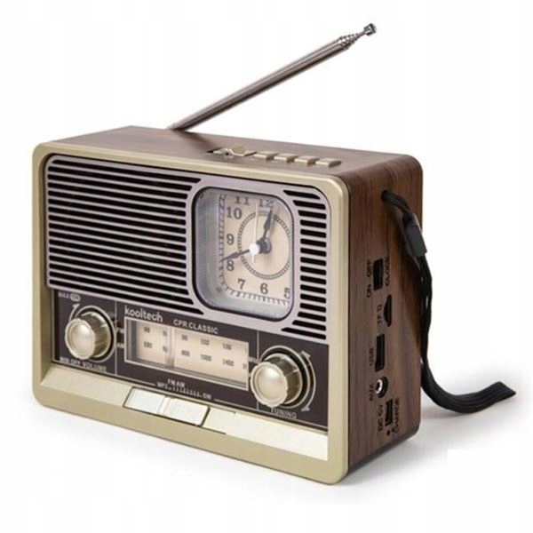 RADIO BLUETOOTH KOOLTECH VINTAGE styl klasyczny RETRO