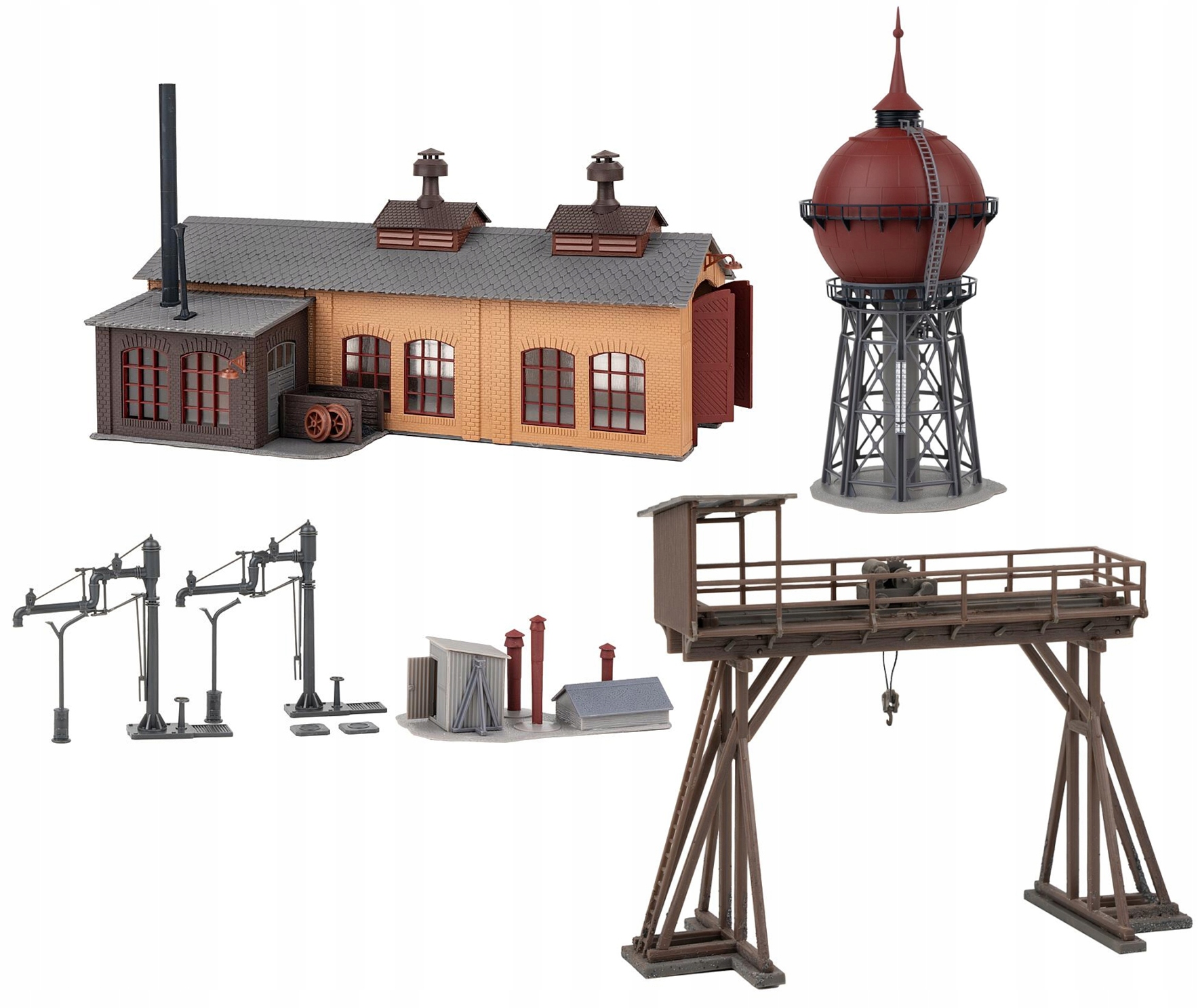 Faller Sada železniční zázemí obsluha kolejových vozidel H0 1:87
