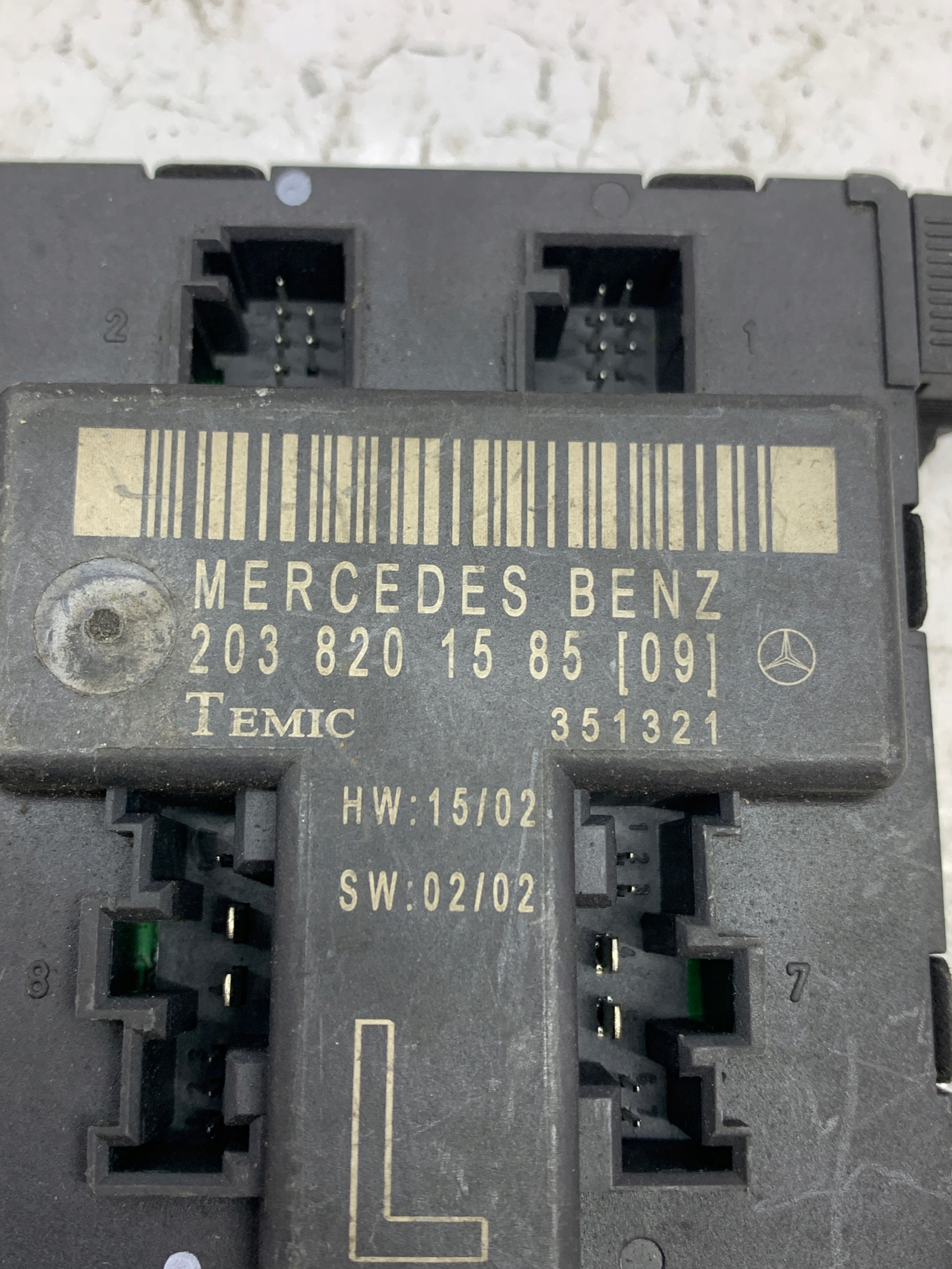 module control unit door 2038201585 MERCEDES