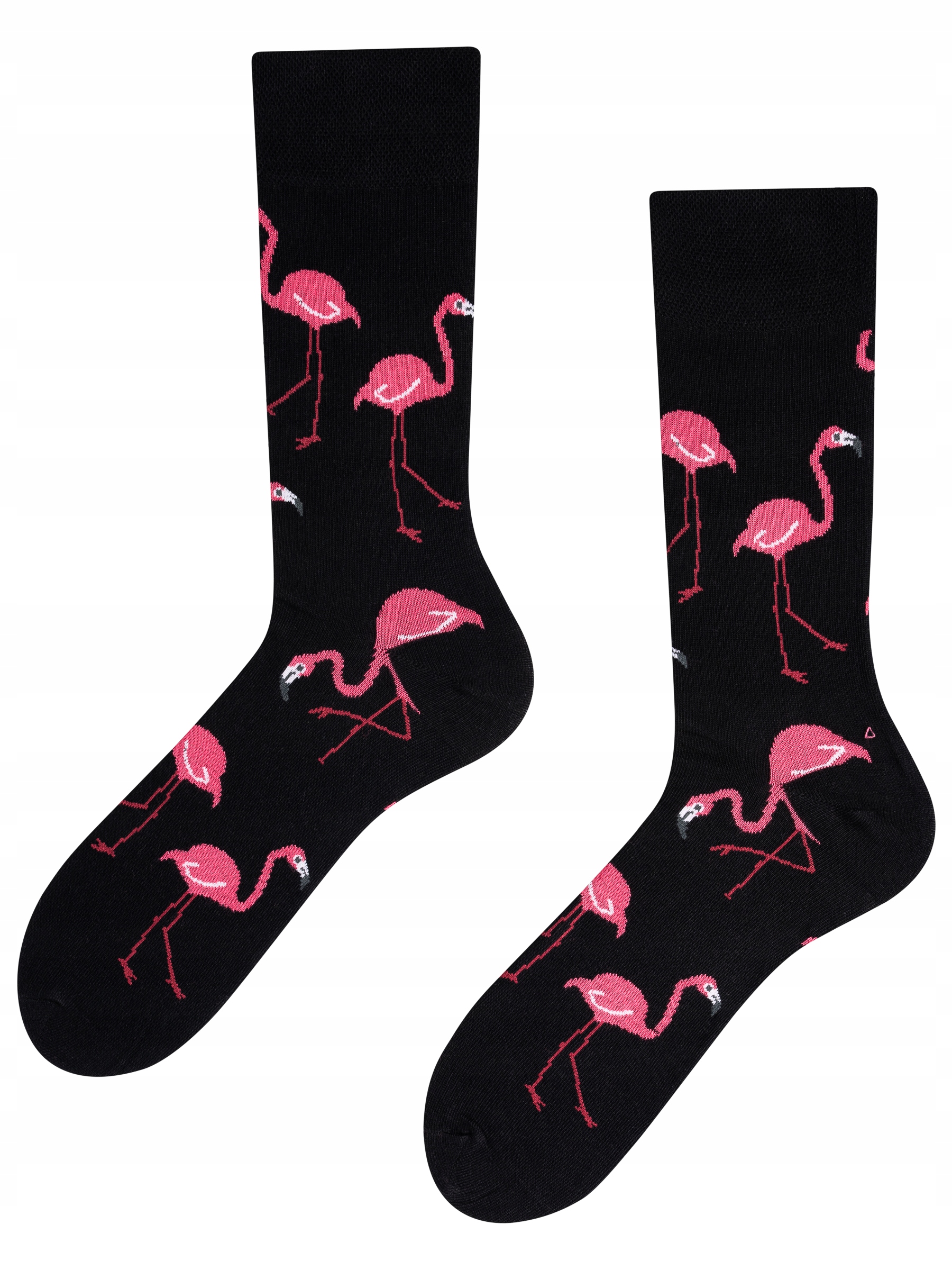 

Sporty Socks kolorowe czarne różowe Flamingi 35-38