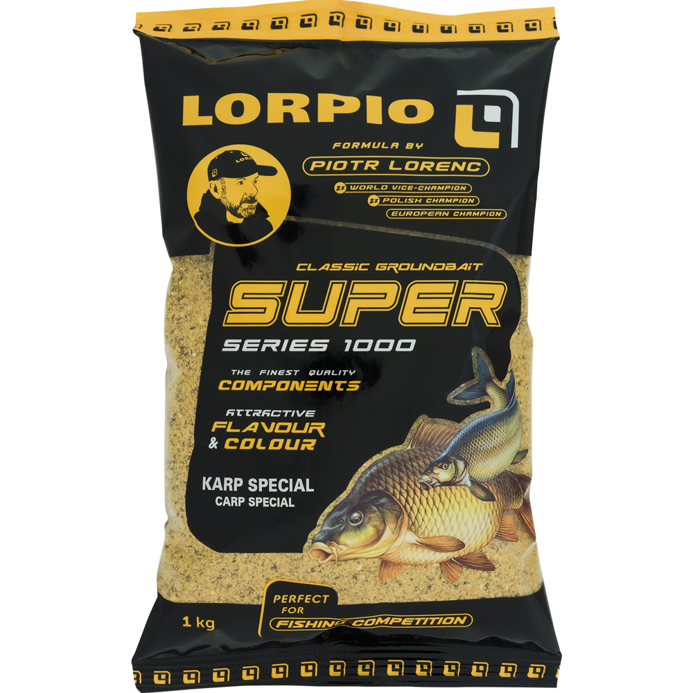 Zanęta wędkarska Lorpio Karp Special 1000g gruba grunt feeder spławik