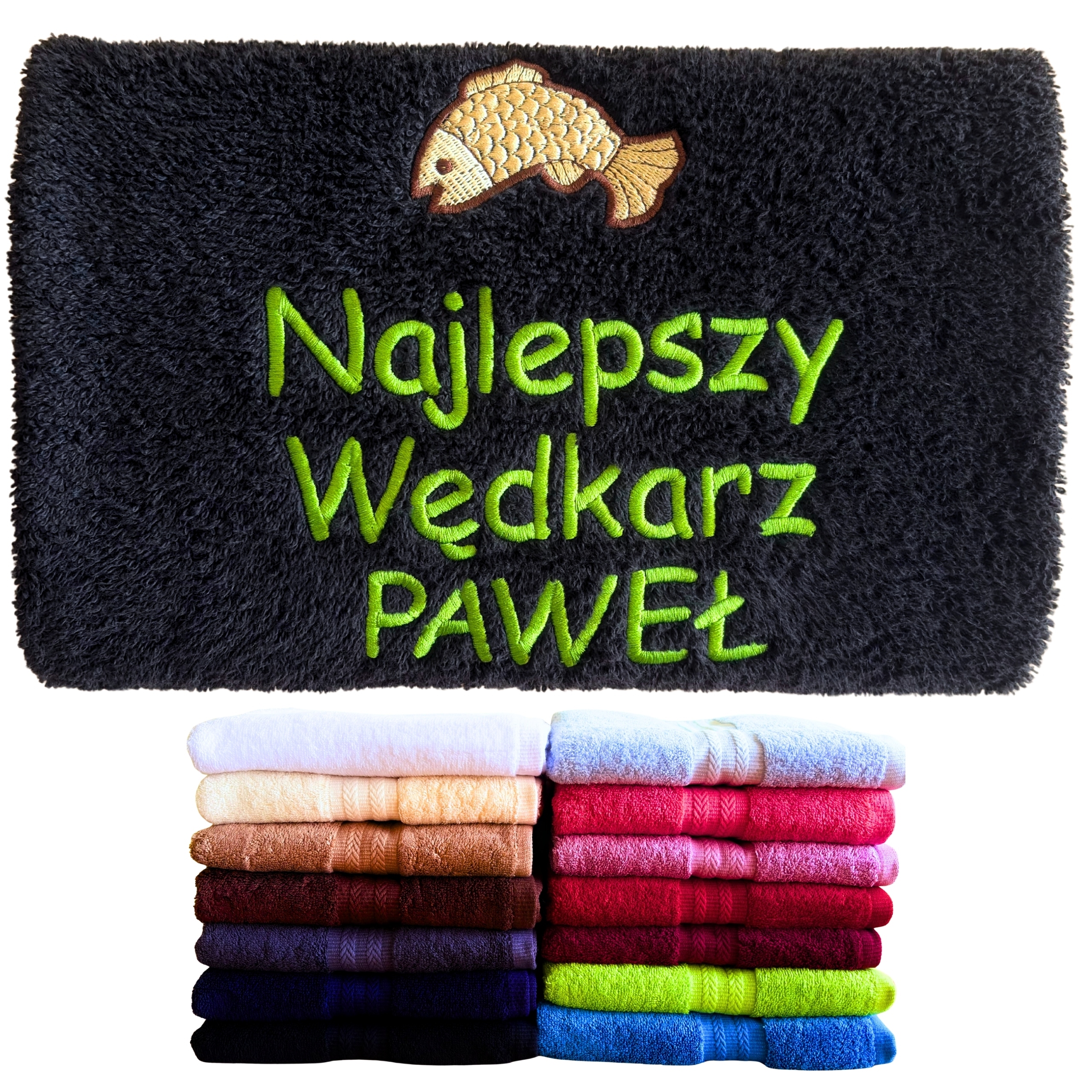 Dárek pro rybáře k narozeninám 50 60 70 důchodce Dědečka Vtipný ručník