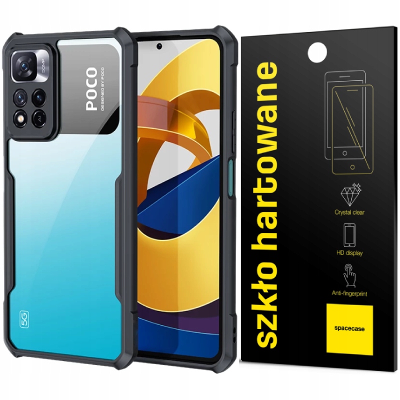 

Etui Case Beetle Do Poco M4 Pro 5G Pełne Szkło