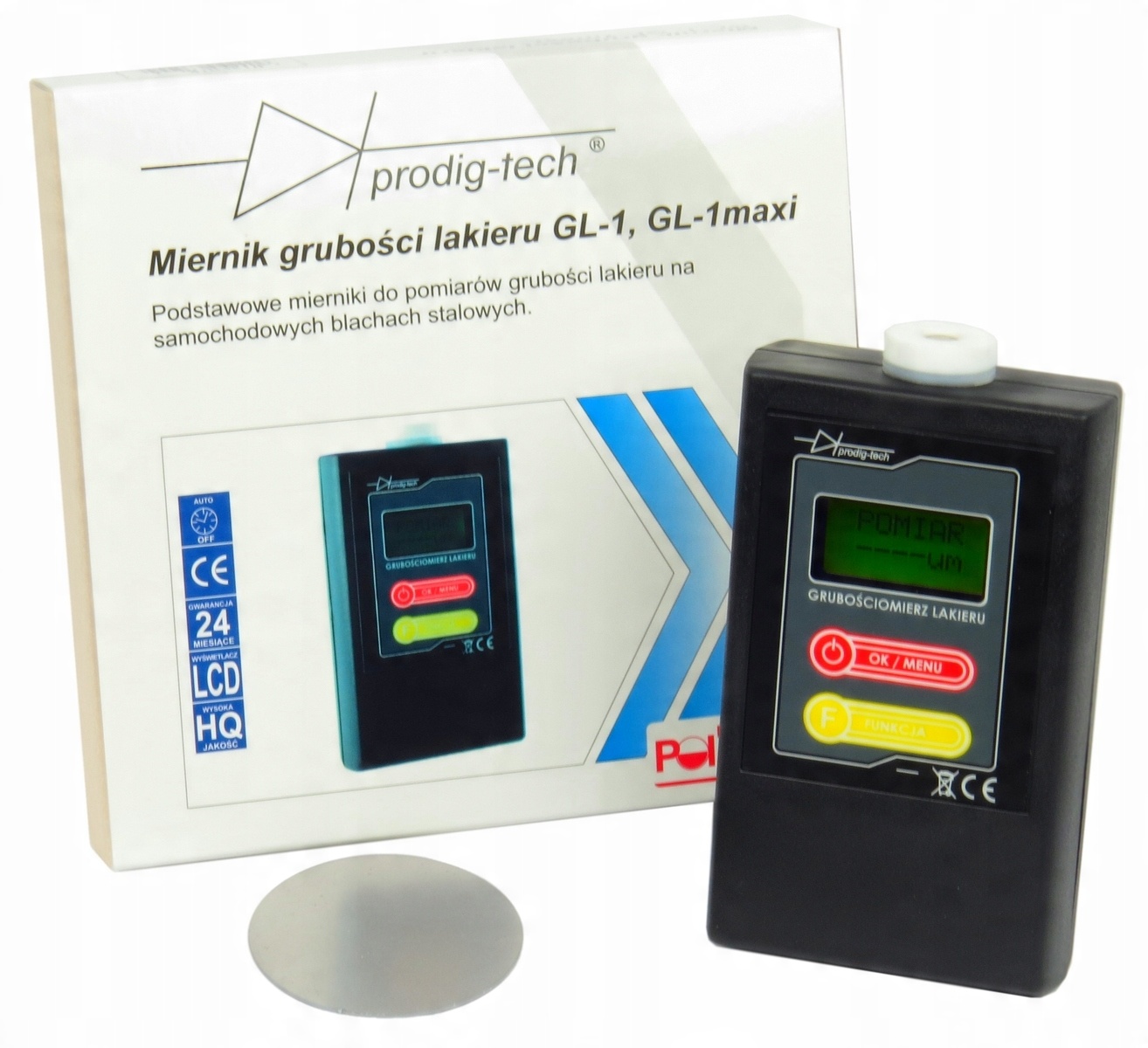 

Miernik, tester grubości lakieru GL-1