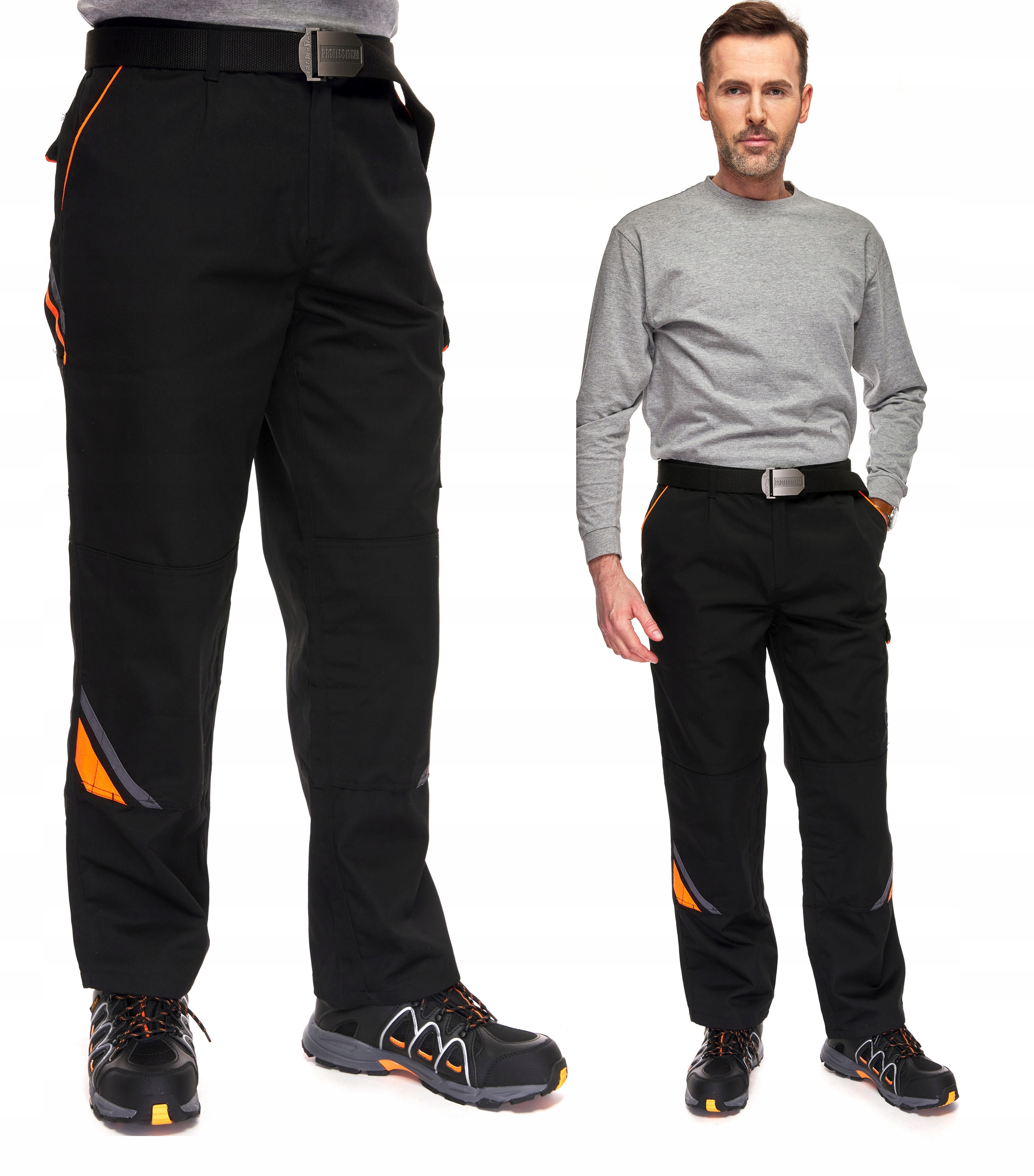 

Spodnie robocze Bhp do pasa Professional czarne 50