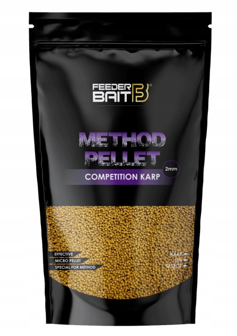 Competition Karp 2mm Method Pellet Feeder Bait 800g Do metody koszyczka