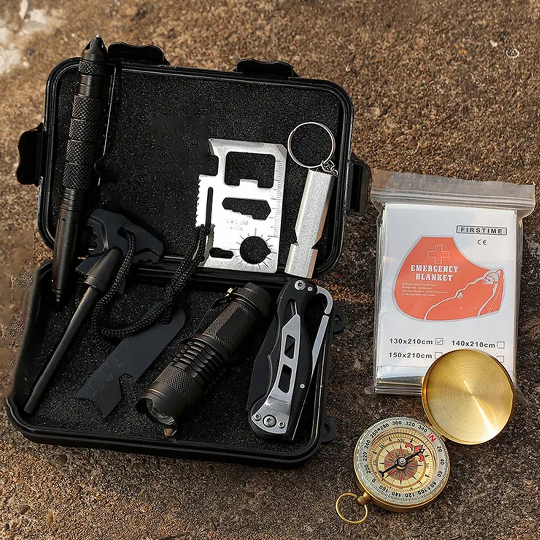 ZESTAW PRZETRWANIA NIEZBĘDNIK SURVIVALOWY 12W1 Marka Retoo