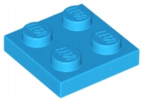 

Lego 3022 C lazur 2x2 plate płytka 2szt Nowy