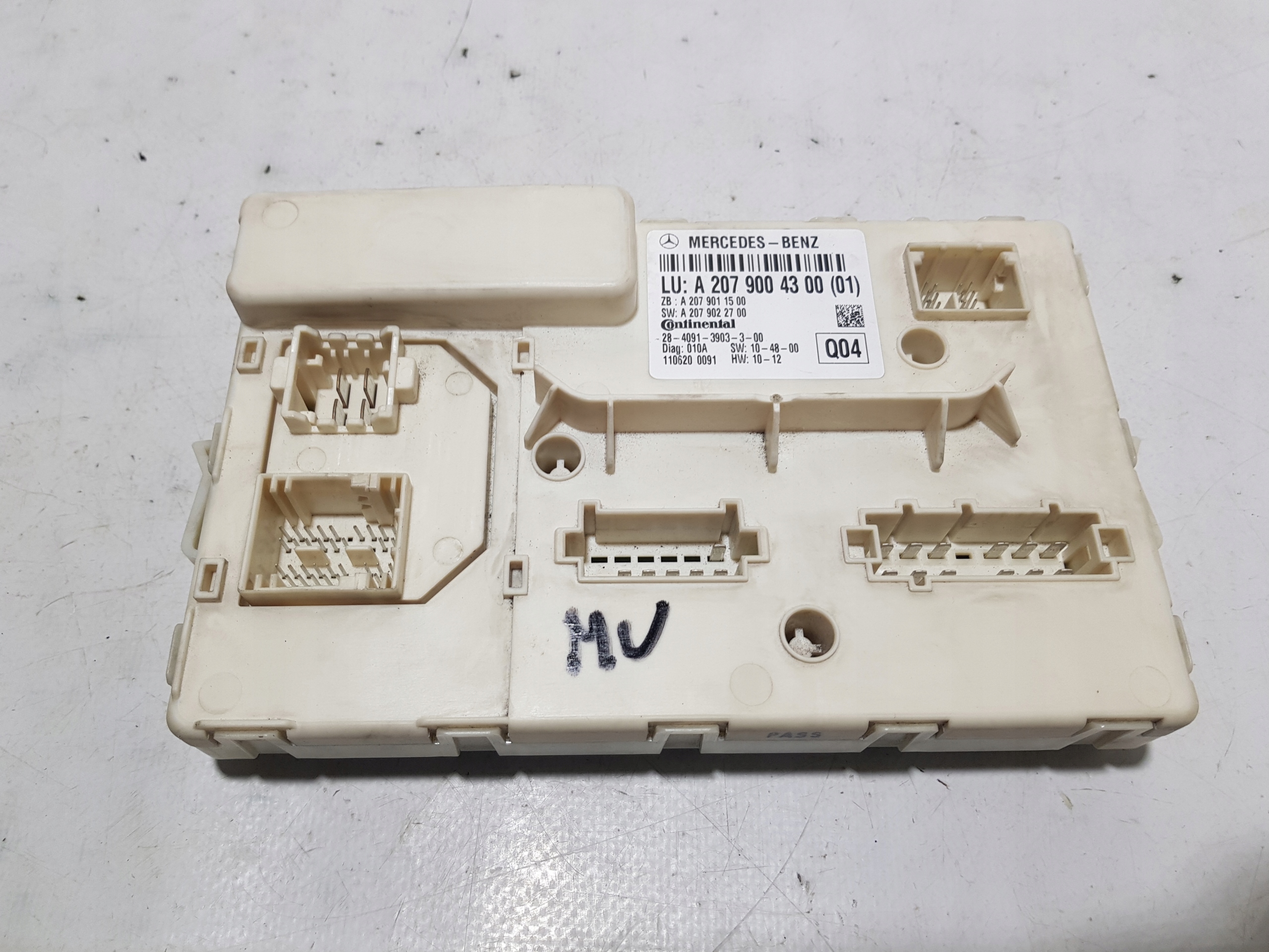 MERCEDES W207 modul Bedienteil SAM 2079004300