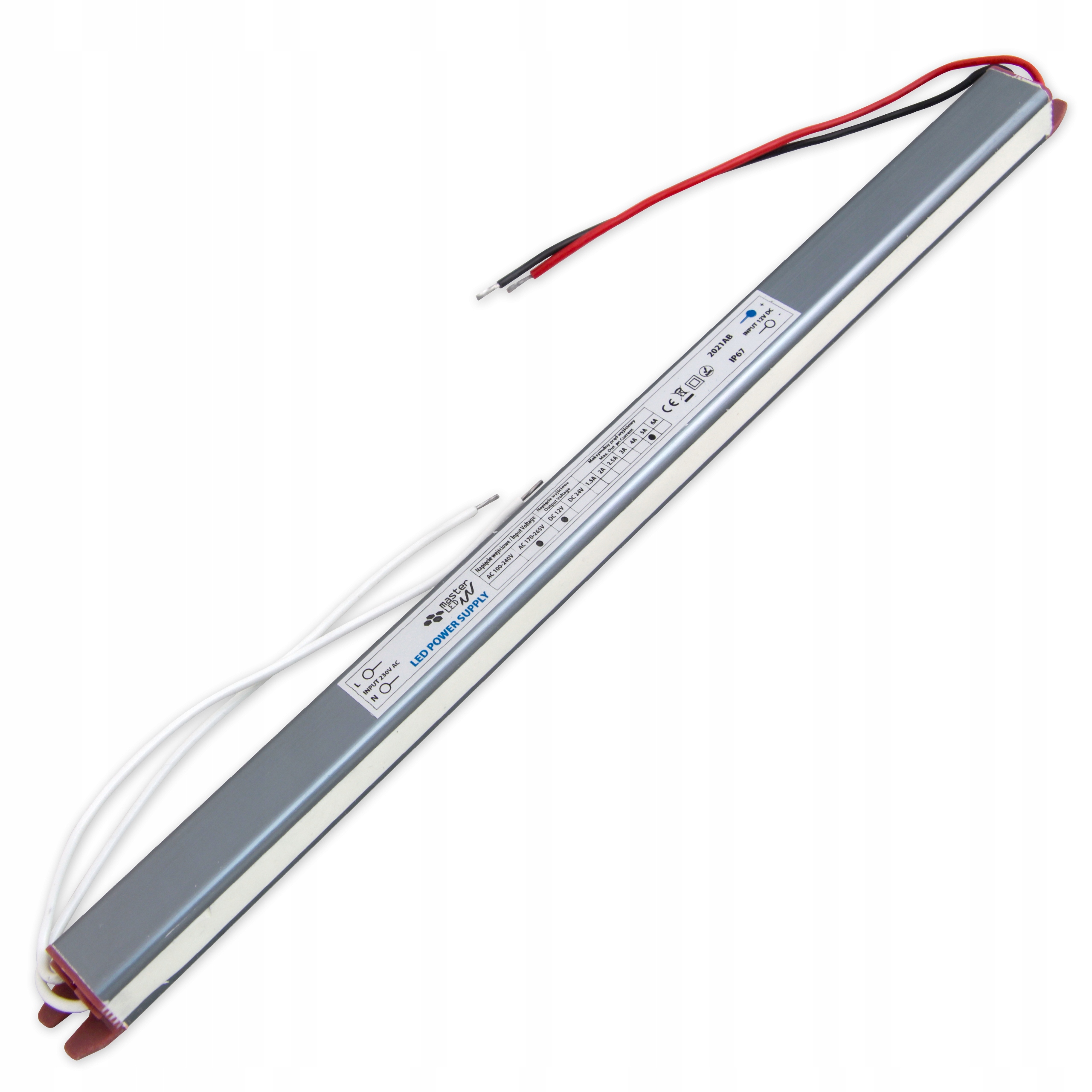 Zasilacz 12V 60W 5A ULTRA SLIM do taśm LED IP20