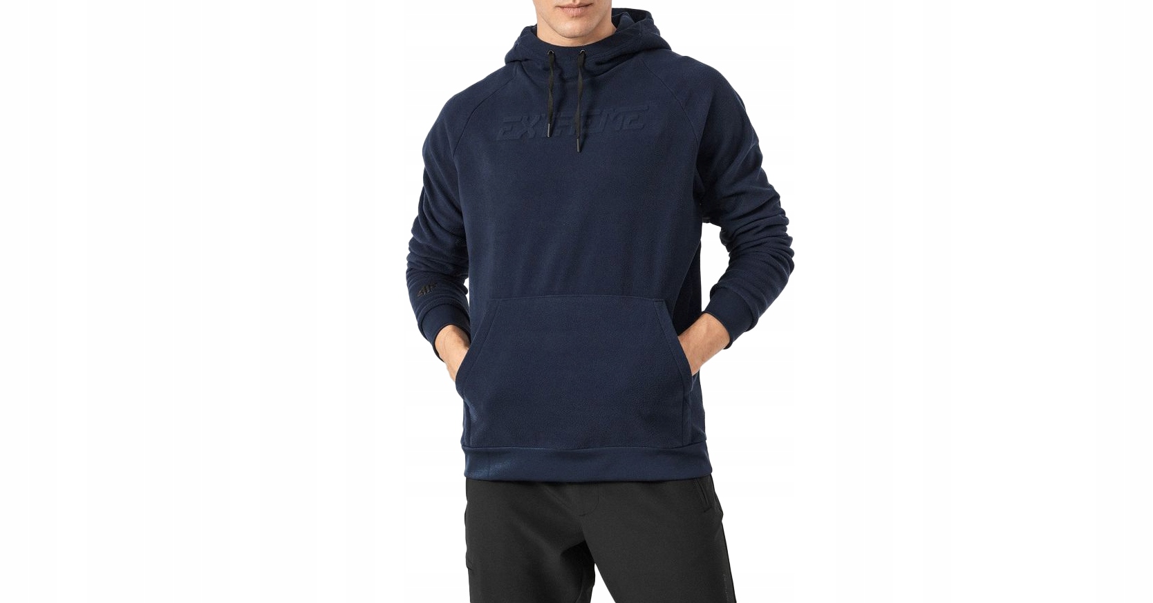 4F POLAR MĘSKI BLUZA POLAROWA z KAPTUREM PLM010 Rozmiar L